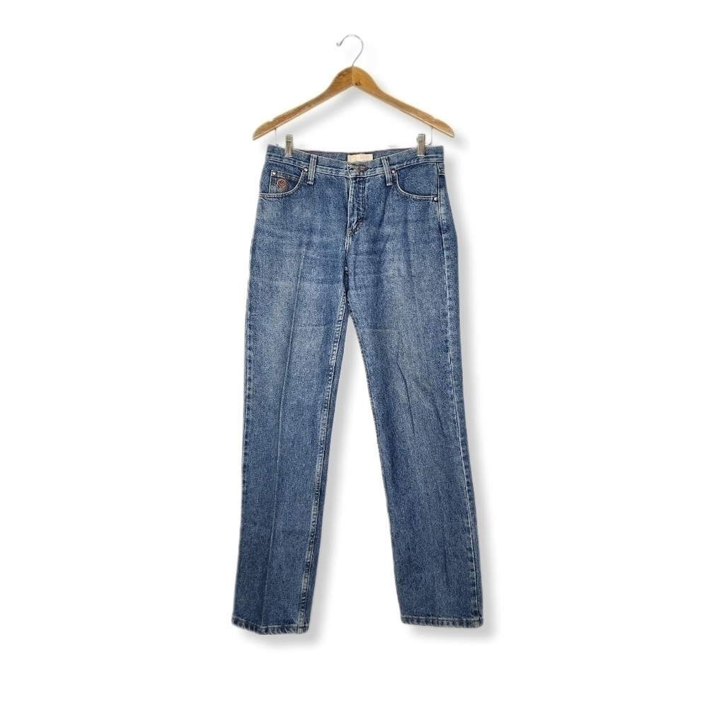VINTAGE Wrangler 20x Medium Wash Slim Fit Wedgie 100% Cotton Jeans Size 7